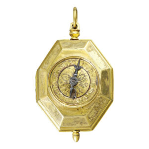 English pre-balance spring pendant watch with alarm Circa 1590