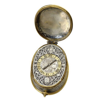 Extremely rare French pendant watch with biblical scenes Circa 1630