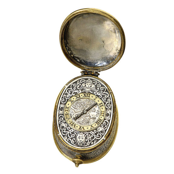 Extremely rare French pendant watch with biblical scenes Circa 1630