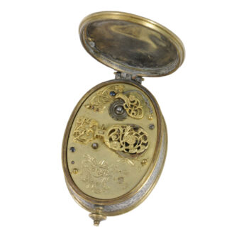Extremely rare French pendant watch with biblical scenes Circa 1630