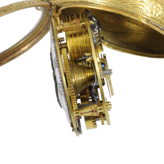 Small French gilt pair-cased single-handed verge watch Circa 1655 Small French gilt pair-cased single-handed verge watch Circa 1655