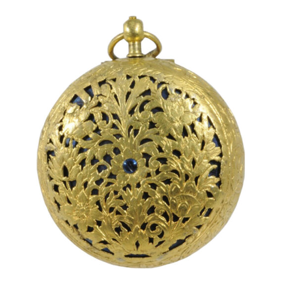 Small French gilt pair-cased single-handed verge watch Circa 1655 Small French gilt pair-cased single-handed verge watch Circa 1655