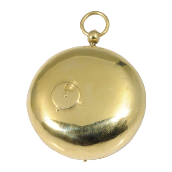 Rare French gold and leather pair-cased verge watch Circa 1660 Rare French gold and leather pair-cased verge watch Circa 1660