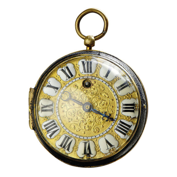 French silver quarter repeating verge oignon watch Circa 1700