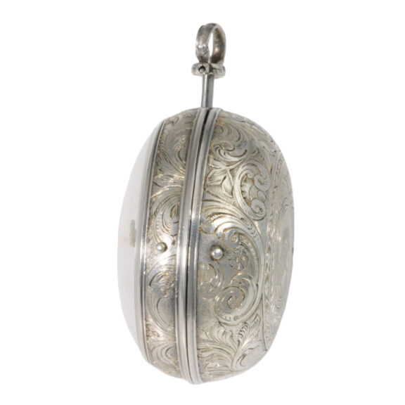 French silver quarter repeating verge oignon watch Circa 1700 French silver quarter repeating verge oignon watch Circa 1700