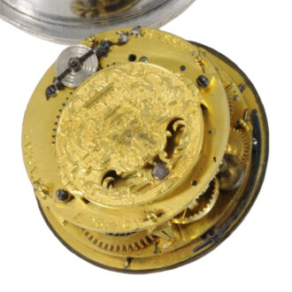 French silver quarter repeating verge oignon watch Circa 1700