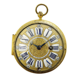 French fire gilded verge oignon pocket watch Circa 1700