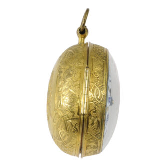 French fire gilded verge oignon pocket watch Circa 1700