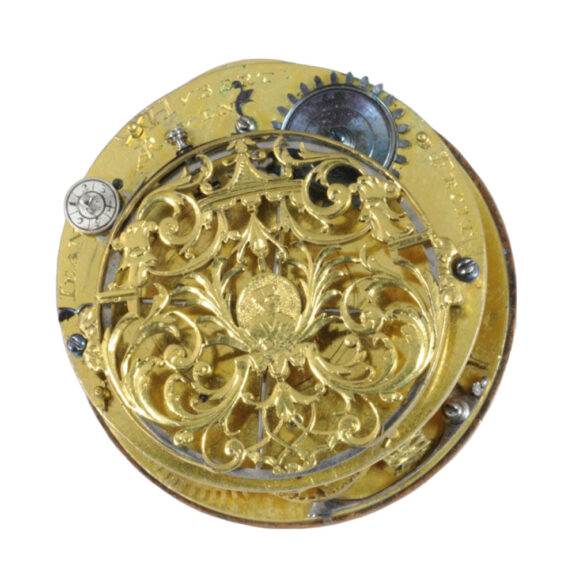 Early French gilt verge oignon watch without fusee Circa 1690 Early French gilt verge oignon watch without fusee Circa 1690