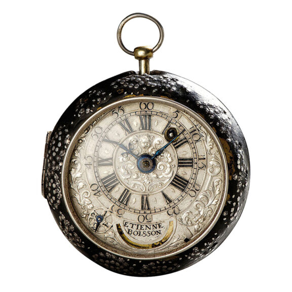 French verge with mock pendulum and cryptic erotic scene Circa 1710