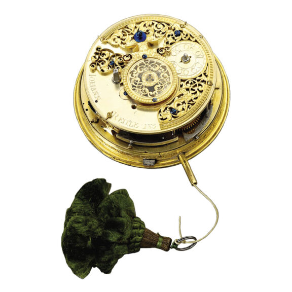 German silver open faced quarter repeating cylinder coach clock, circa 1720 German silver open faced quarter repeating cylinder coach clock, circa 1720