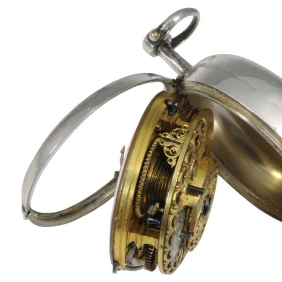 Rare German silver pair-cased verge pocket watch Circa 1790 Rare German silver pair-cased verge pocket watch Circa 1790