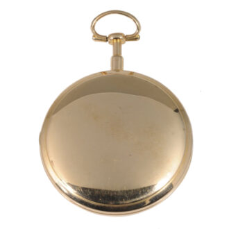 German 18K rose gold open faced verge watch Circa 1800