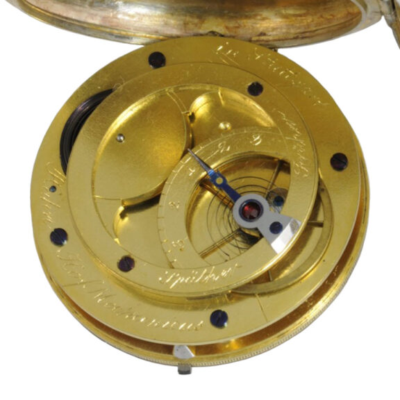 German silver open faced cylinder pocket watch Circa 1800 German silver open faced cylinder pocket watch Circa 1800