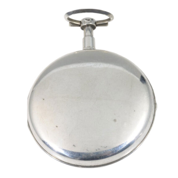 French silver verge watch with wandering hour Circa 1850 French silver verge watch with wandering hour Circa 1850