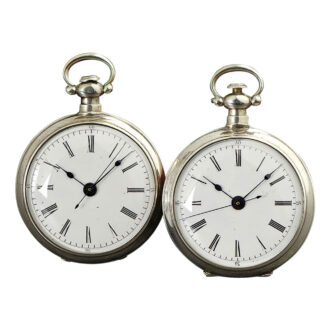 Swiss pair of watches made for the Chinese market Circa 1840