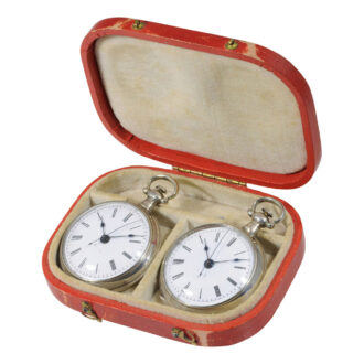 Swiss pair of watches made for the Chinese market Circa 1840