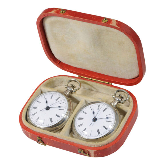 Swiss pair of watches made for the Chinese market Circa 1840 Swiss pair of watches made for the Chinese market Circa 1840