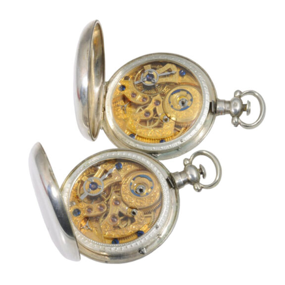 Swiss pair of watches made for the Chinese market Circa 1840 Swiss pair of watches made for the Chinese market Circa 1840