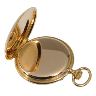 German 18K gold open faced lever pocket watch Circa 1898