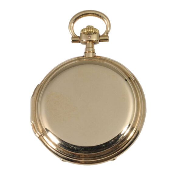 Small German rose gold hunting cased lever watch Circa 1917 Small German rose gold hunting cased lever watch Circa 1917