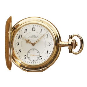 Heavy German rose gold hunting cased lever watch Circa 1910