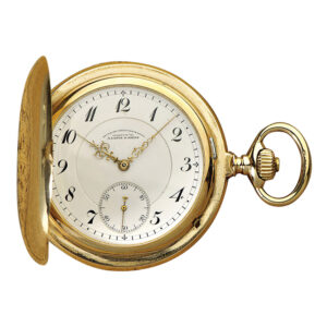 Large German rose gold hunting cased lever watch Circa 1915