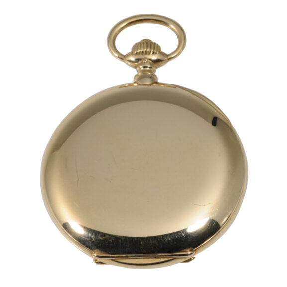 Large German rose gold hunting cased lever watch Circa 1915 Large German rose gold hunting cased lever watch Circa 1915