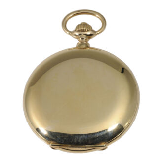 Large German rose gold hunting cased lever watch Circa 1915