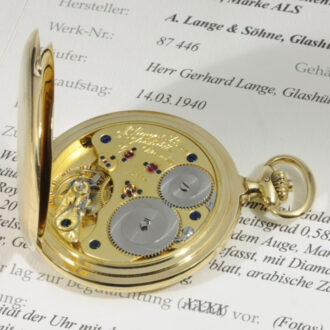 German gold hunting cased quality 1A lever watch Circa 1940 German gold hunting cased quality 1A lever watch Circa 1940