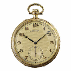 German 18K gold quality 1A lever pocket watch Circa 1923