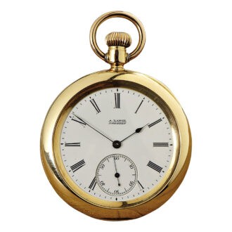 Very rare German gold quality 1A lever pocket watch Circa 1877