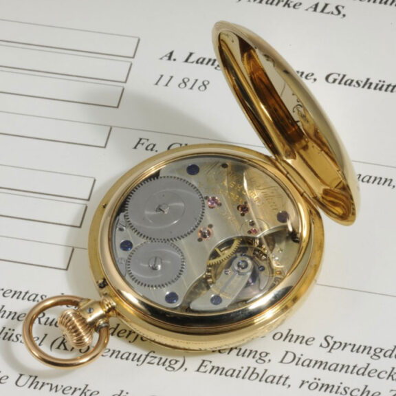 Very rare German gold quality 1A lever pocket watch Circa 1877 Very rare German gold quality 1A lever pocket watch Circa 1877