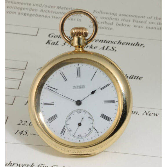 Very rare German gold quality 1A lever pocket watch Circa 1877 Very rare German gold quality 1A lever pocket watch Circa 1877