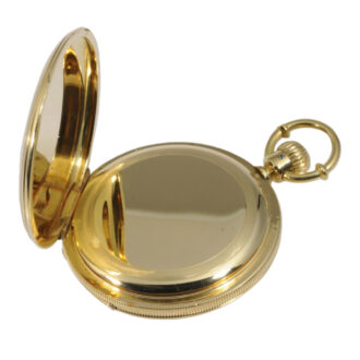 Early German 18K gold hunting cased quality 1A watch Circa 1868