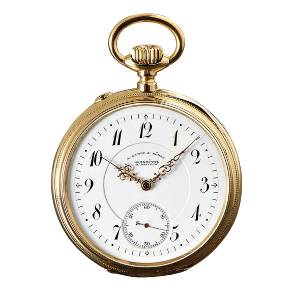 German 18K rose gold open faced lever watch Circa 1899 German 18K rose gold open faced lever watch Circa 1899