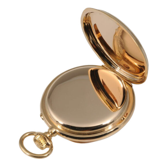 German 18K rose gold open faced lever watch Circa 1899 German 18K rose gold open faced lever watch Circa 1899