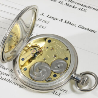 German silver half-hunting cased lever watch Circa 1892 German silver half-hunting cased lever watch Circa 1892