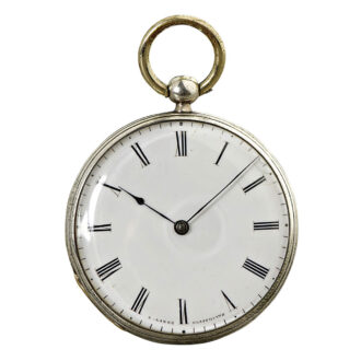 Early German silver watch with pin-pallet escapement Circa 1848 Early German silver watch with pin-pallet escapement Circa 1848