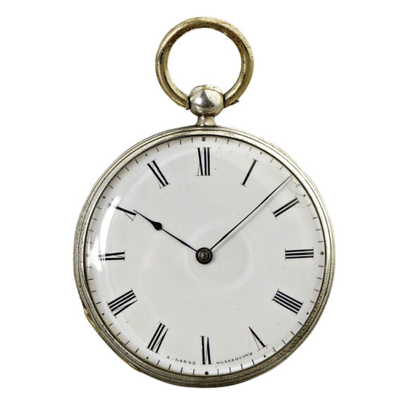 Early German silver watch with pin-pallet escapement Circa 1848 Early German silver watch with pin-pallet escapement Circa 1848