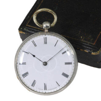 Early German silver watch with pin-pallet escapement Circa 1848 Early German silver watch with pin-pallet escapement Circa 1848