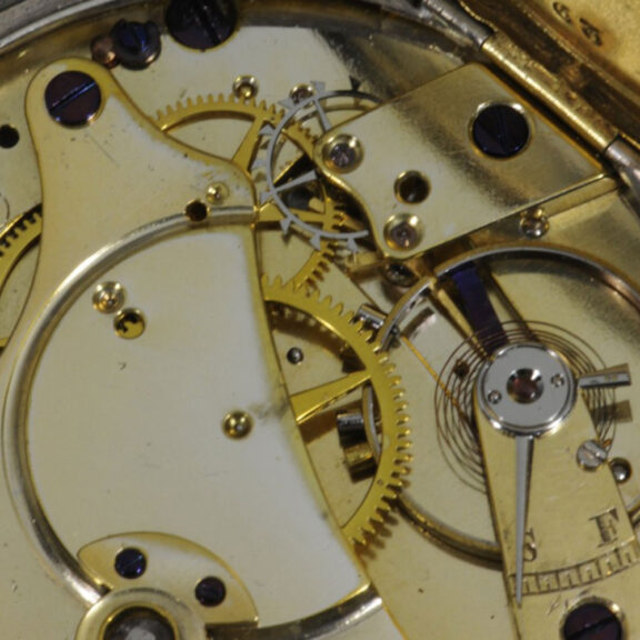 Early German silver watch with pin-pallet escapement Circa 1848 Early German silver watch with pin-pallet escapement Circa 1848