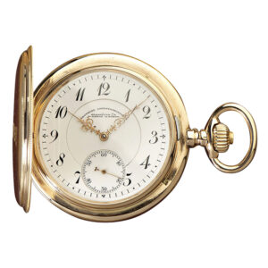 Large German 14K rose gold hunting cased lever Circa 1903