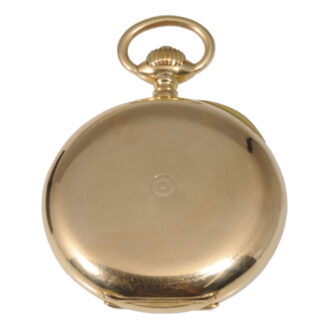 German 18K rose gold hunting cased lever watch Circa 1889 German 18K rose gold hunting cased lever watch Circa 1889