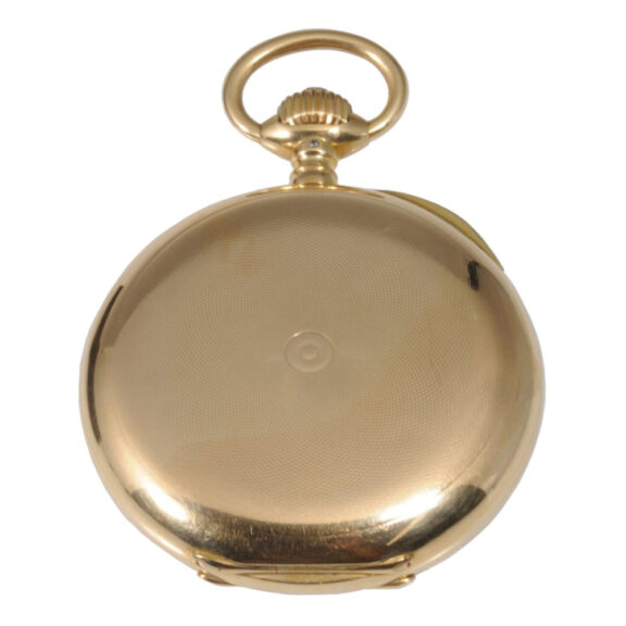 German 18K rose gold hunting cased lever watch Circa 1889 German 18K rose gold hunting cased lever watch Circa 1889