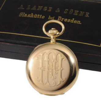 German 18K rose gold hunting cased lever watch Circa 1889 German 18K rose gold hunting cased lever watch Circa 1889