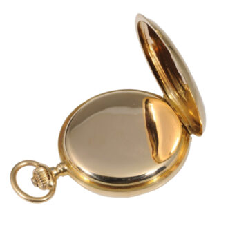 German 18K rose gold hunting cased lever watch Circa 1889 German 18K rose gold hunting cased lever watch Circa 1889