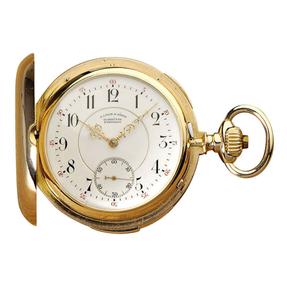 German 18K rose gold repeating quality 1A lever watch Circa 1892