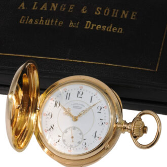 German 18K rose gold repeating quality 1A lever watch Circa 1892