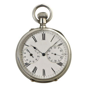 German silver deck chronometer with 54h power reserve Circa 1890